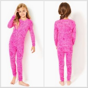 Lilly Pulitzer Pink Kids Pajama Set